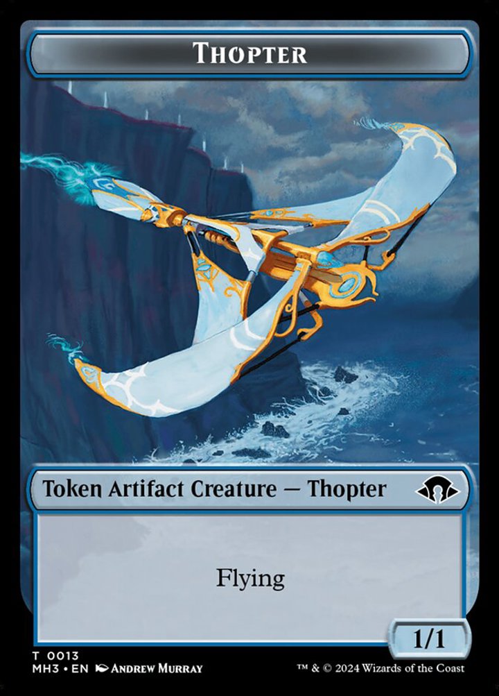 Thopter Token (Blue Artifact 1/1)