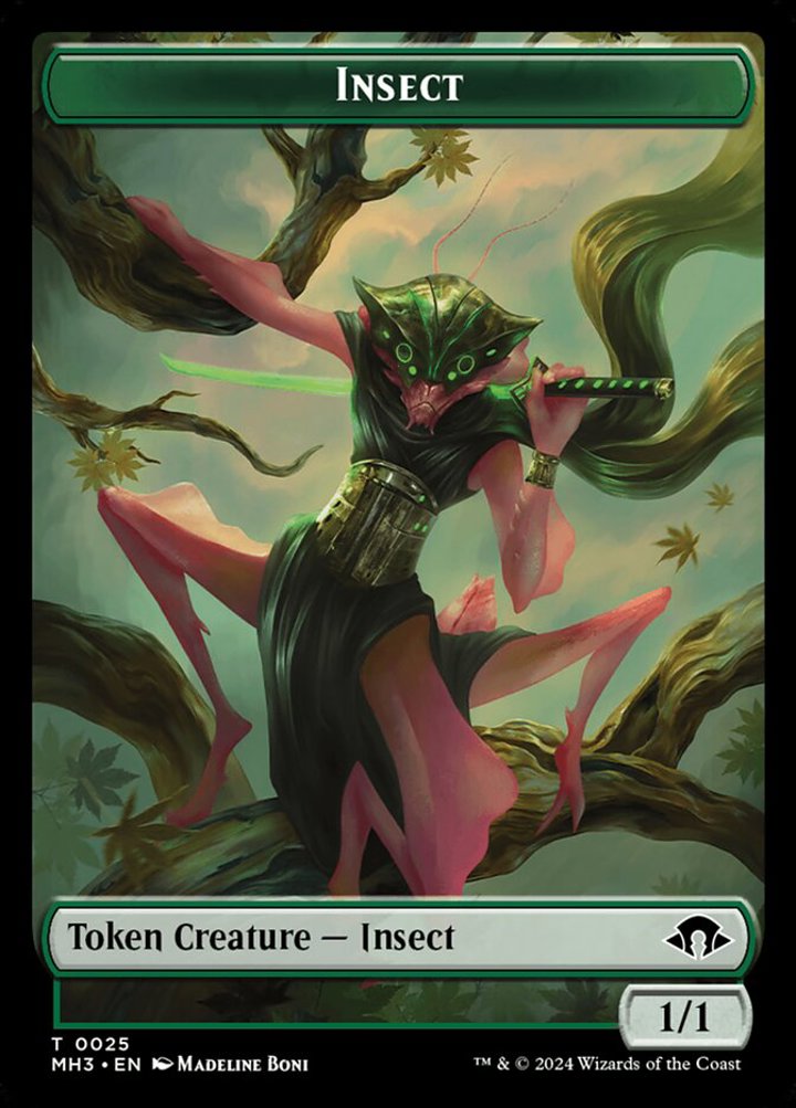 Beast Token (G 3/3) // Insect Token (G 1/1) (V.1)