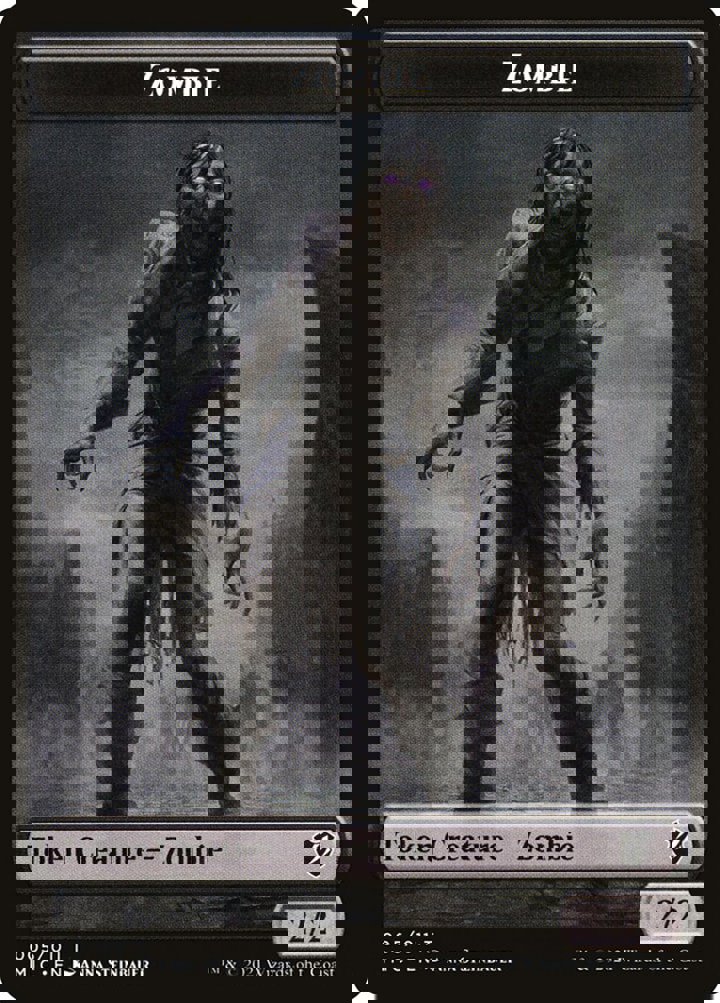 Zombie Token (B 2/2 Decayed) // Zombie Token (U */*)