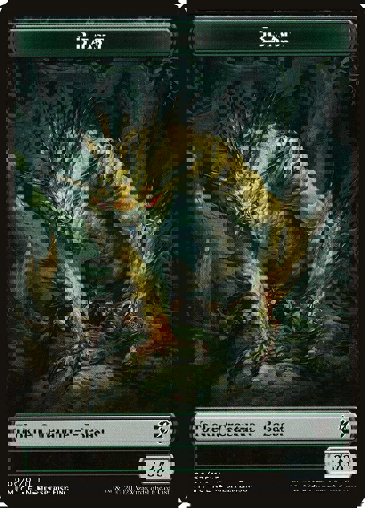 Beast Token (G 3/3) // Spider Token (G 1/2)