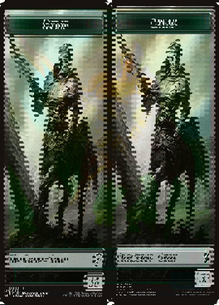 Centaur Token (G 3/3) // Wolf Token (G 2/2)