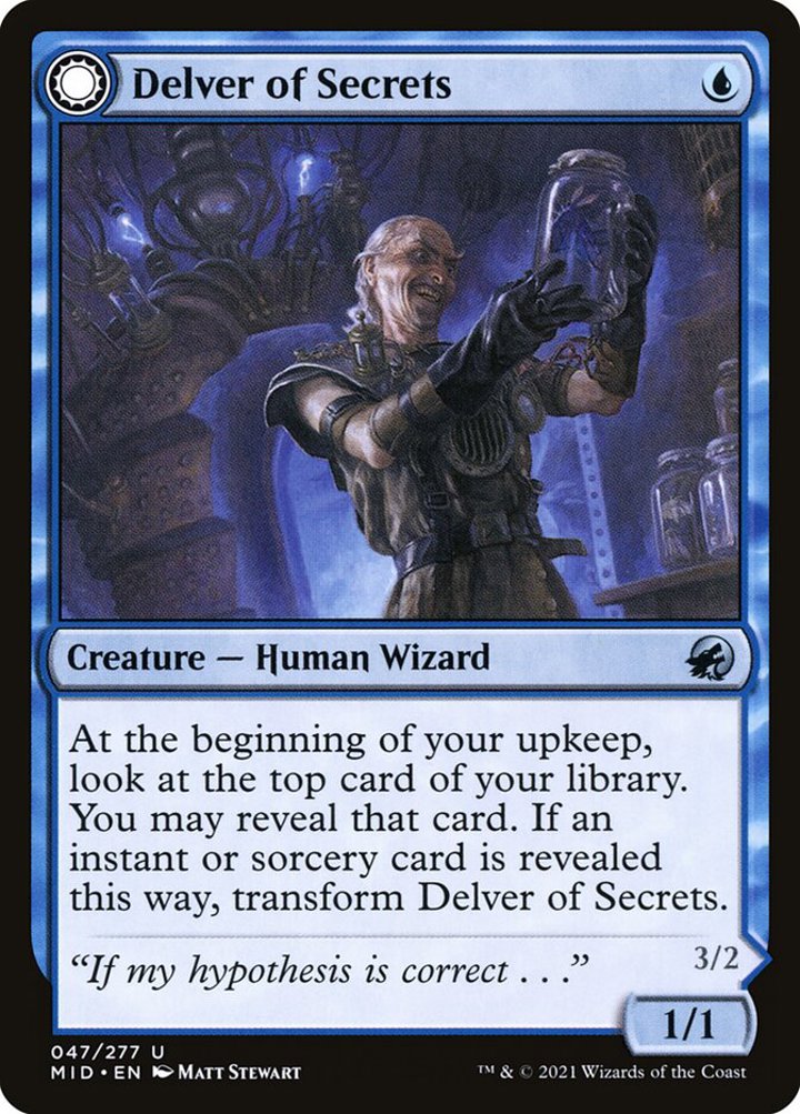 Delver of Secrets / Insectile Aberration