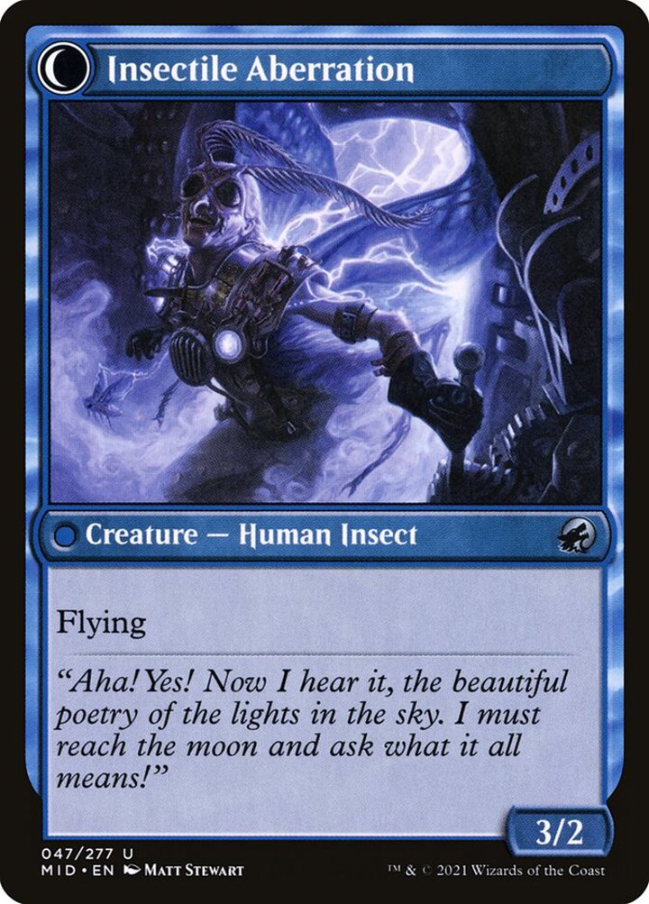 Delver of Secrets / Insectile Aberration