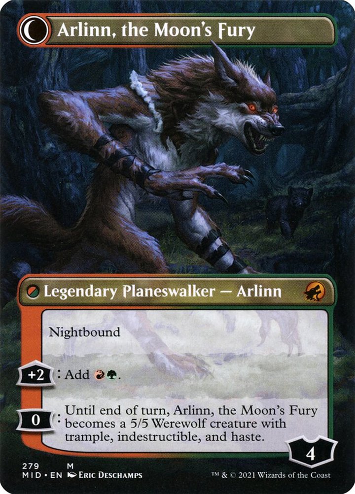 Arlinn, the Pack's Hope // Arlinn, the Moon's Fury (V.1)