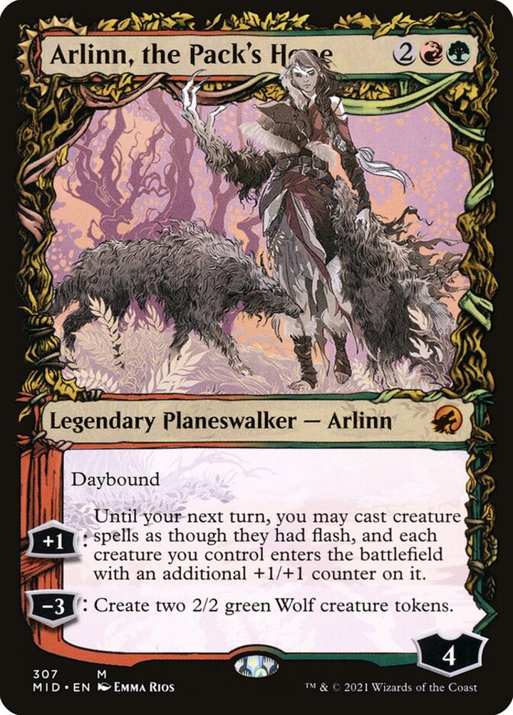 Arlinn, the Pack's Hope // Arlinn, the Moon's Fury (V.2)