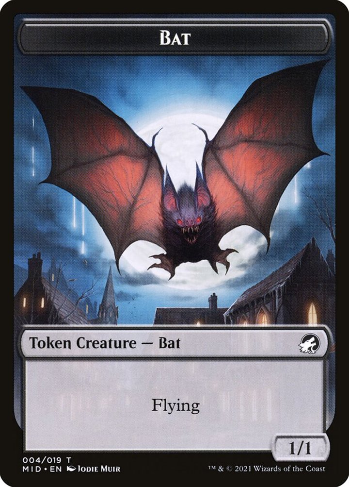 Bat Token (Black 1/1)