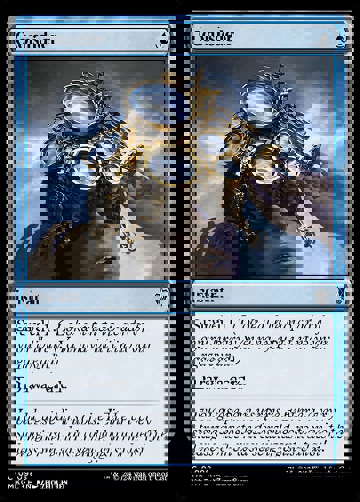 Consider