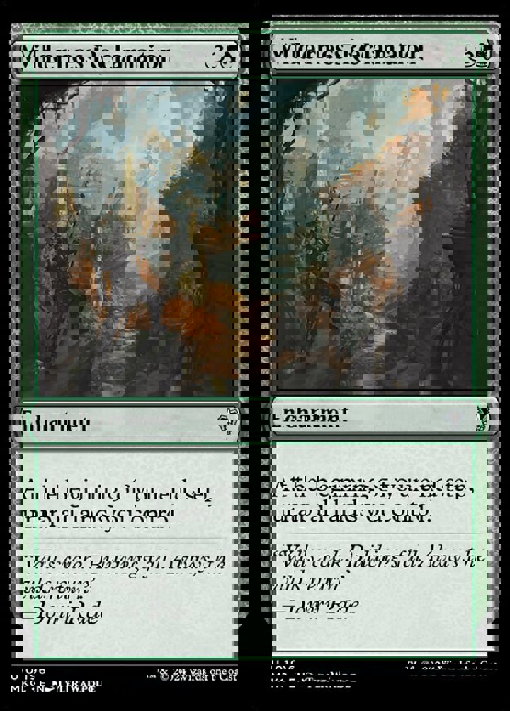 Wilderness Reclamation