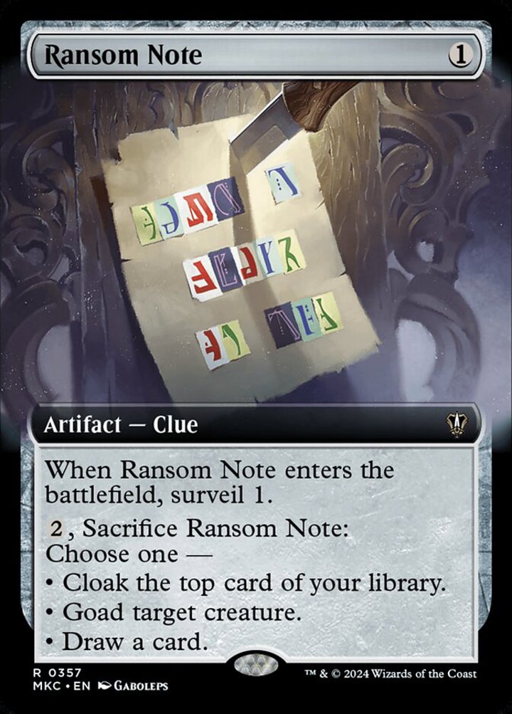 Ransom Note (V.3)