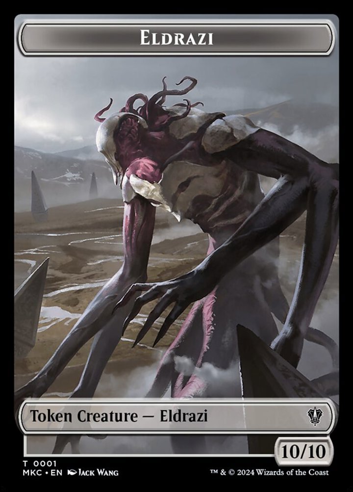 Tiny Token (G 2/2) // Eldrazi Token (C 10/10)