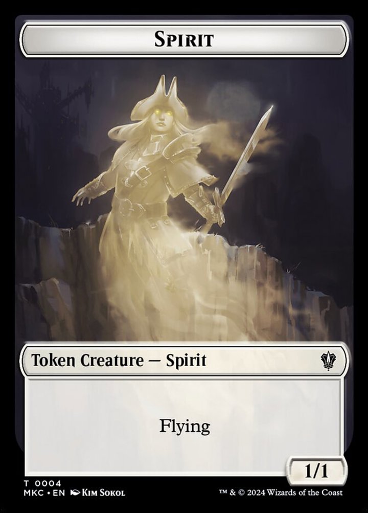 Spirit Token (W 1/1) // Phyrexian Germ Token (B 0/0)