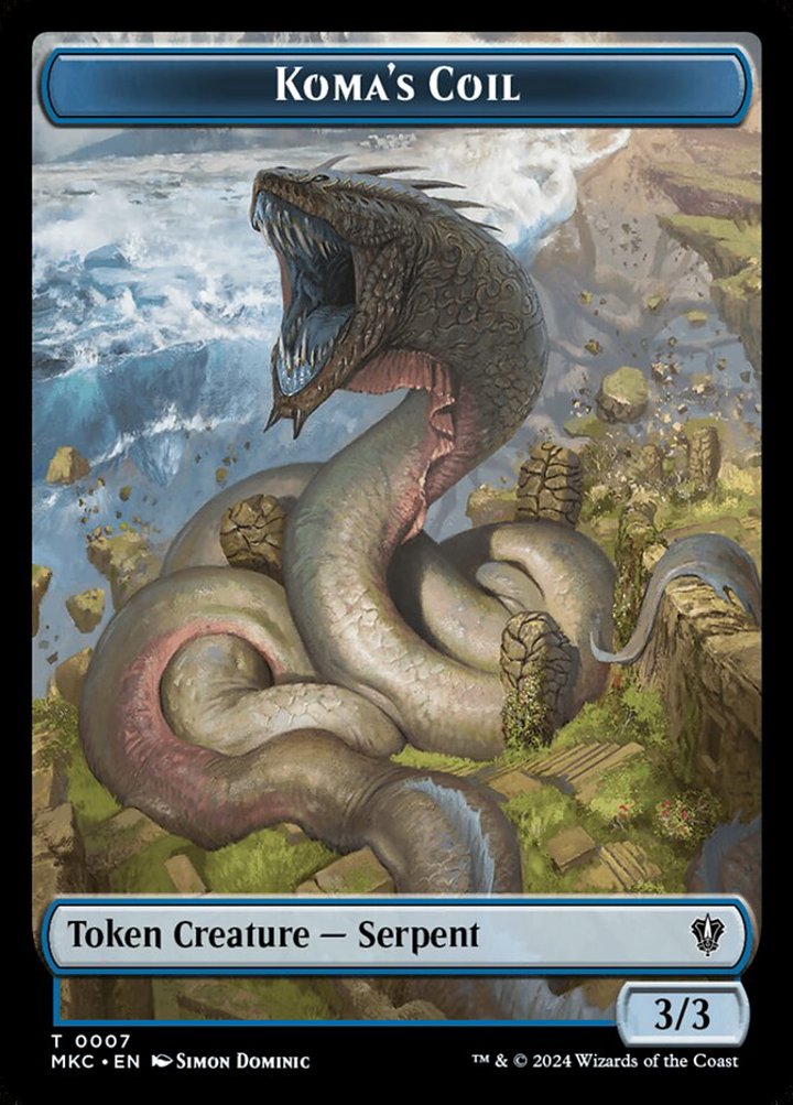 Drake Token (U 2/2) // Koma's Coil Token (U 3/3)