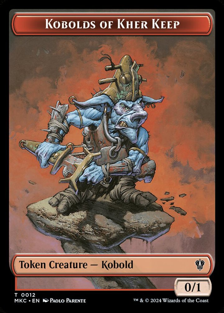Soldier Token (W 1/1) // Kobolds of Kher Keep Token (R 0/1)