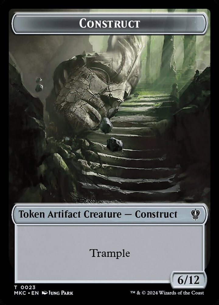 Construct Token (A 6/12) // Soldier Token (W 1/1)