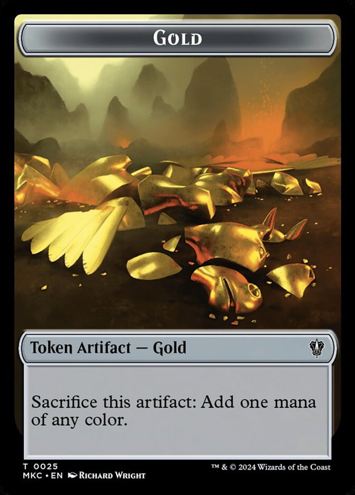 Gold Token // Kobolds of Kher Keep Token (R 0/1)