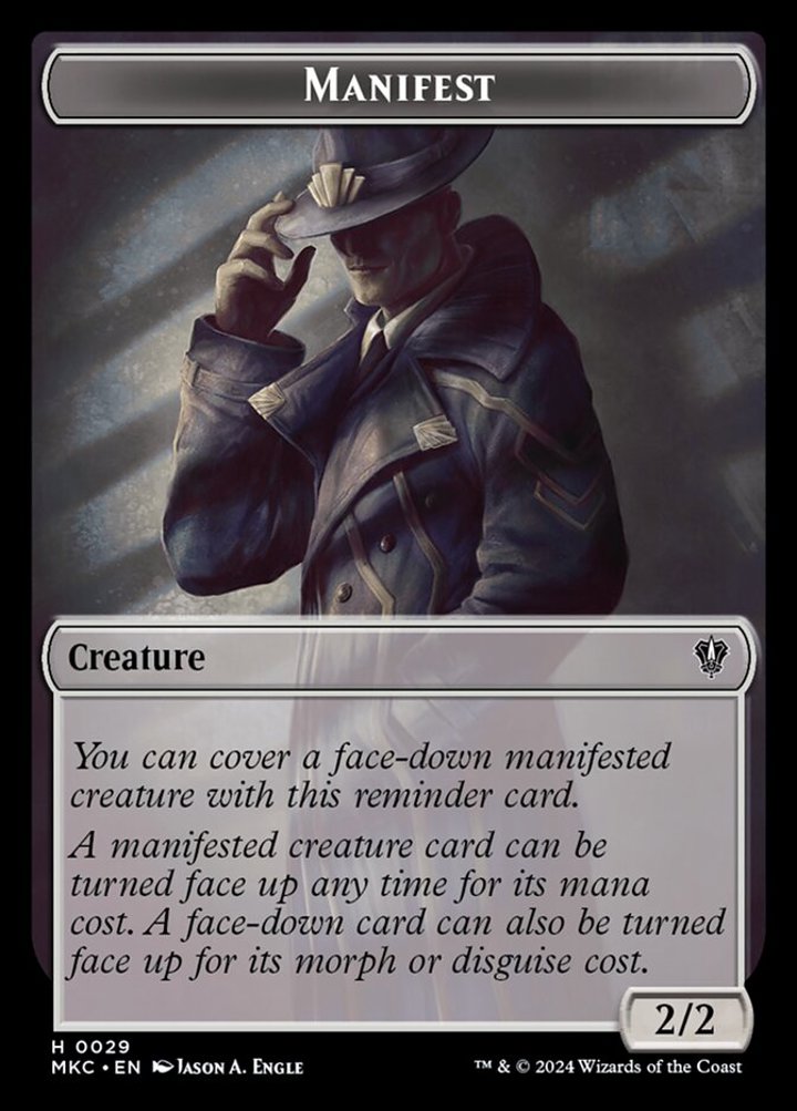 Insect Token (G 1/1) // Manifest Token (C 2/2)