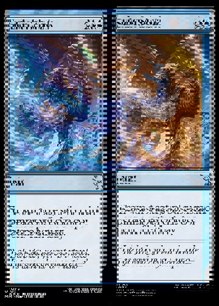 Sudden Setback (V.1)