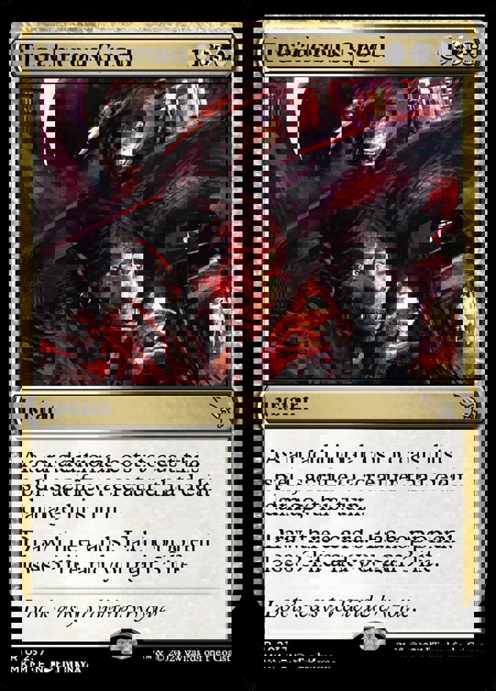 Treacherous Greed
