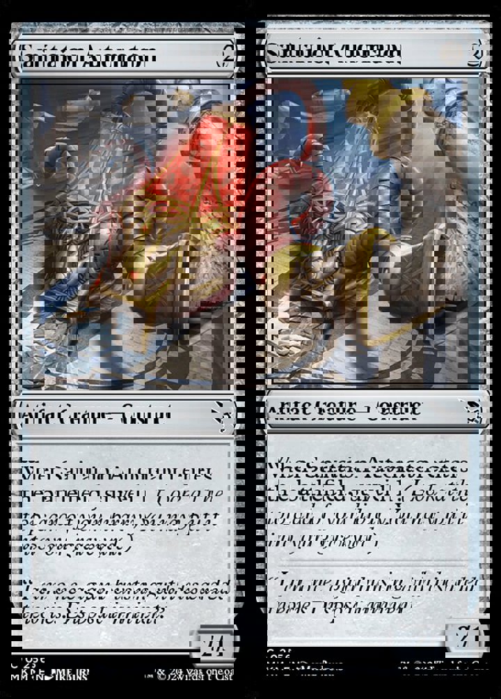 Sanitation Automaton