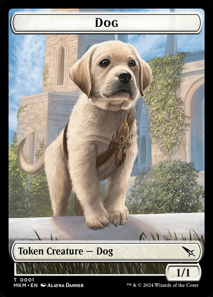Dog Token (White 1/1)