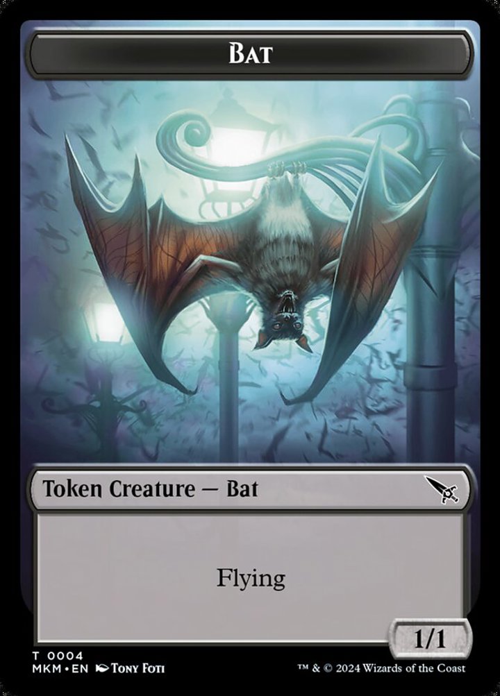 Bat Token (Black 1/1)