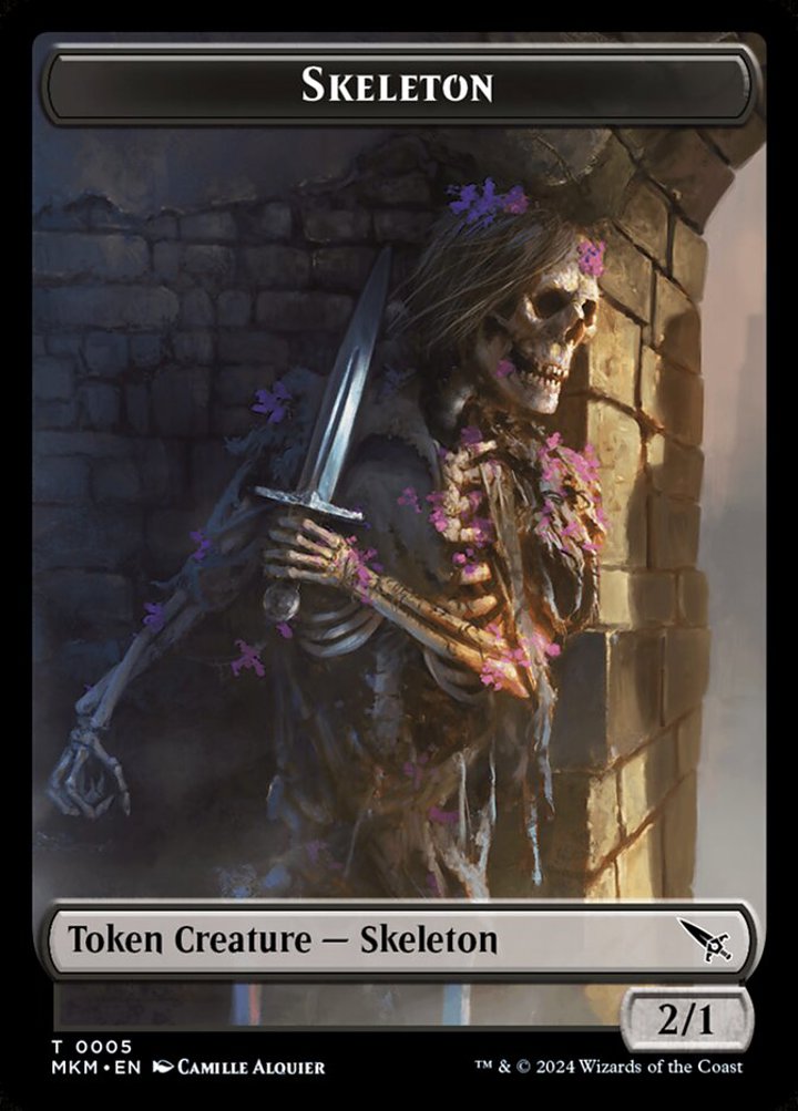 Skeleton Token (Black 2/1)