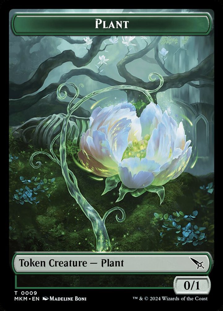 Plant Token (Green 0/1)