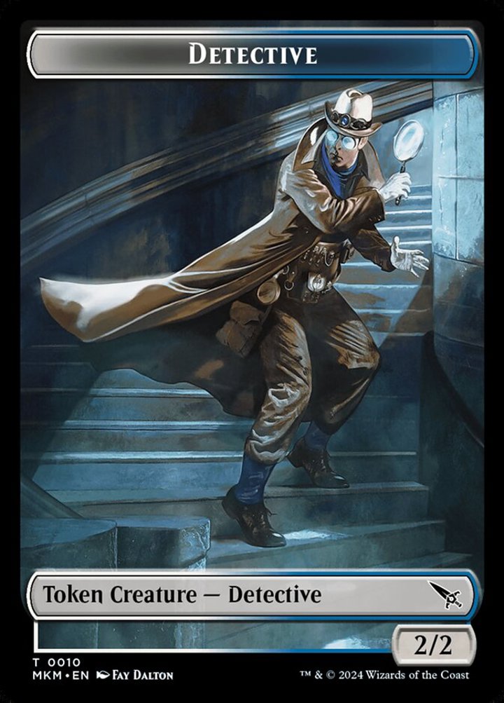 Detective Token (White and Blue 2/2)