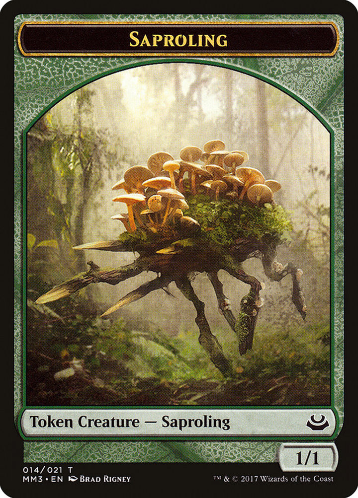 Saproling Token (Green 1/1)