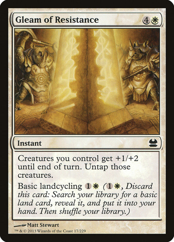 Gleam of Resistance Single: Magic: The Gathering Modern Masters Einzelkarte