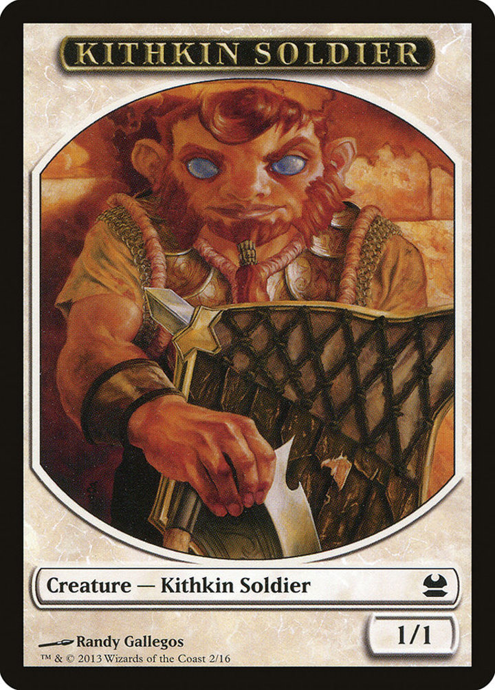 Kithkin Soldier Token (White 1/1)