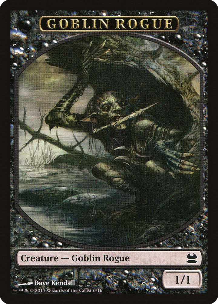 Goblin Rogue Token (Black 1/1)