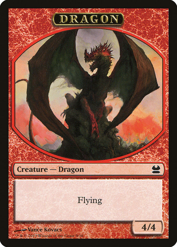 Dragon Token (Red 4/4)