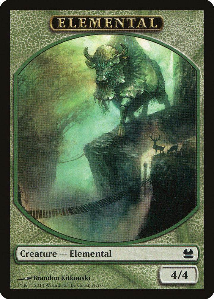 Elemental Token (Green 4/4)