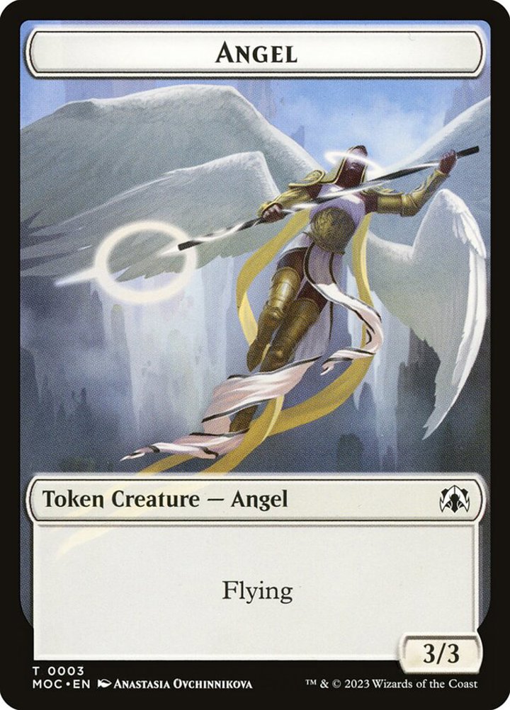 Angel Token (W 3/3) // Demon Token (B 6/6)