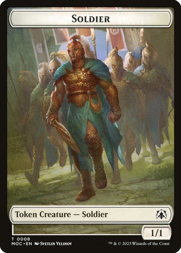 Soldier Token (W 1/1) // Vampire Knight Token (B 1/1)