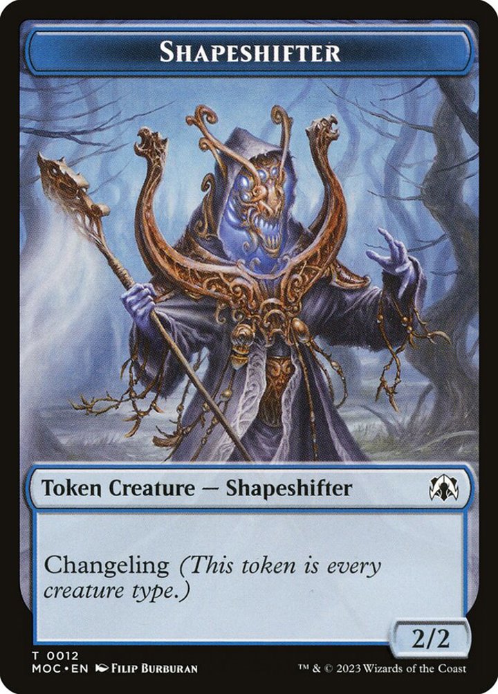 Shapeshifter Token (U 2/2) // Blood Token