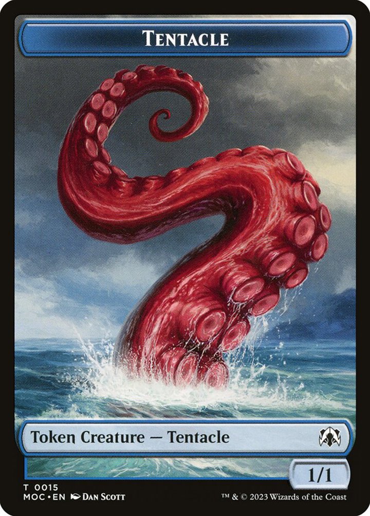 Tentacle Token (U 1/1) // Human Token (R 1/1)