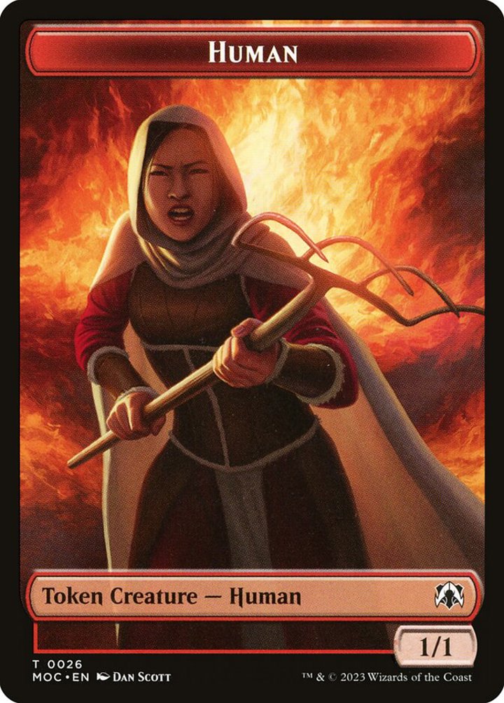 Squid Token (U 1/1) // Human Token (R 1/1)