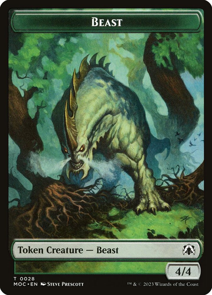 Thopter Token (A 1/1) // Beast Token (G 4/4)
