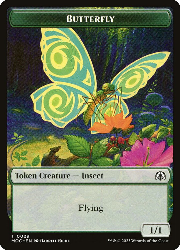 Butterfly Token (G 1/1) // City's Blessing Token