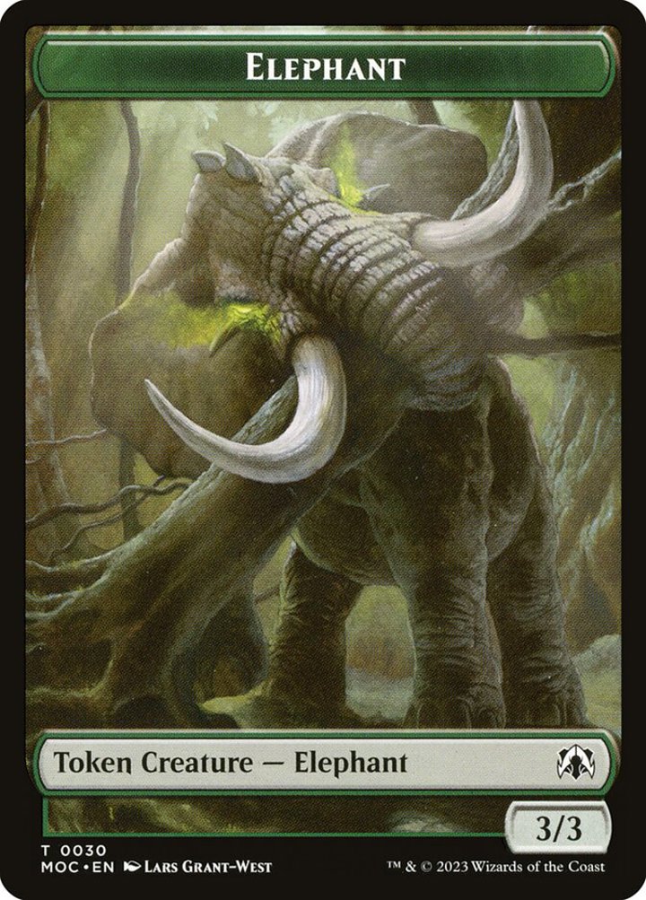Elephant Token (G 3/3) // City's Blessing Token