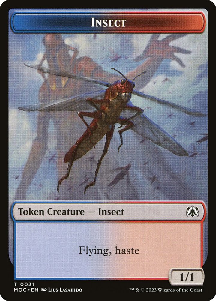 Soldier Token (W 1/1) // Insect Token (UR 1/1)