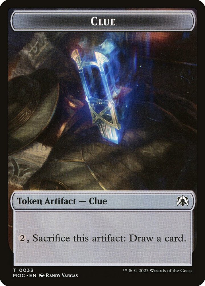Clue Token // Golem Token (A 3/3)