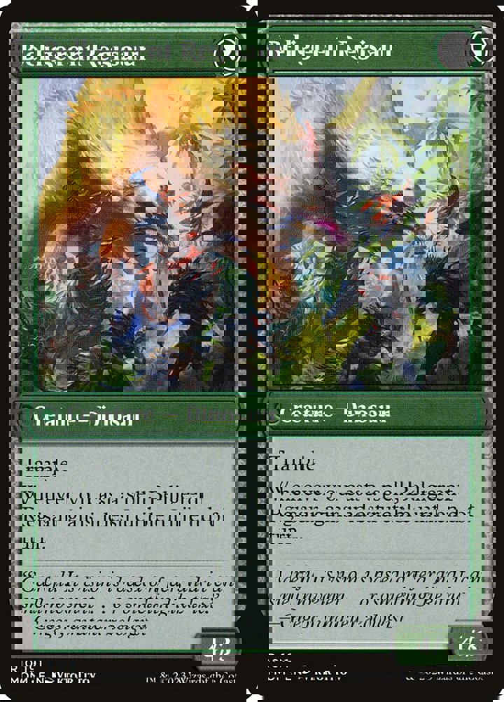 Invasion of Ixalan // Belligerent Regisaur