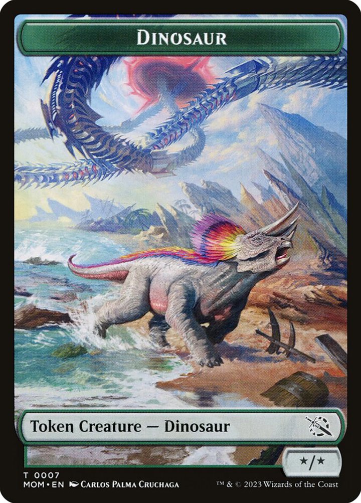 Dinosaur Token (Green */*)
