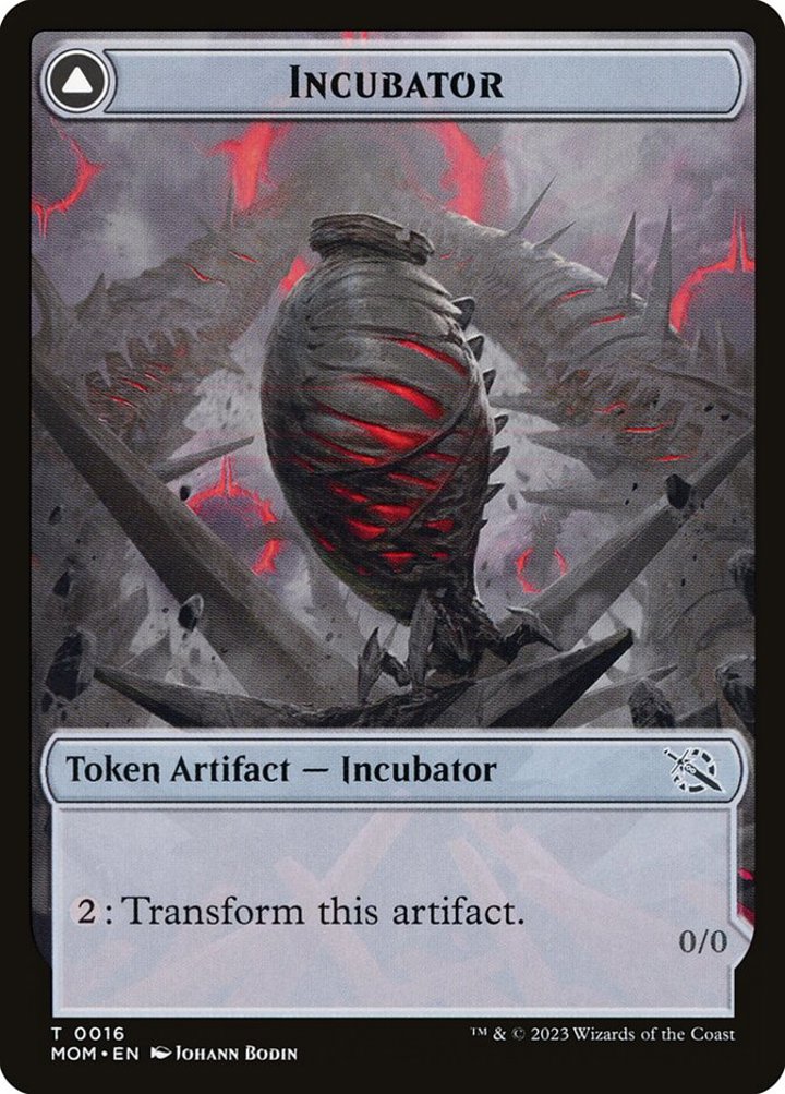 Incubator Token // Phyrexian Token (A 0/0) (V.1)