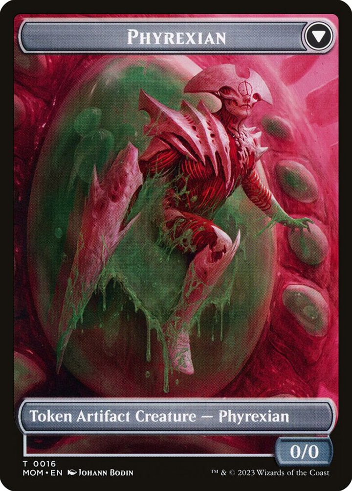 Incubator Token // Phyrexian Token (A 0/0) (V.1)