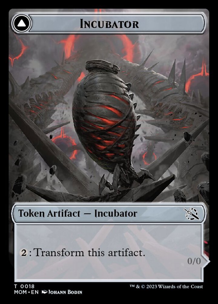 Incubator Token // Phyrexian Token (A 0/0) (V.3)