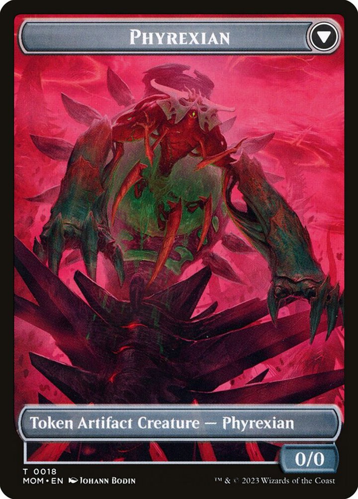 Incubator Token // Phyrexian Token (A 0/0) (V.3)